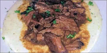 Braised Short Rib with Grits