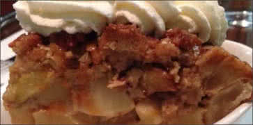 Apple Pie with Whipped Cream