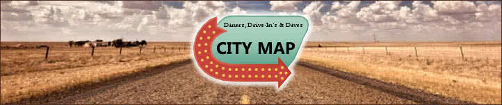 Diners Drive-Ins and Dives City Map