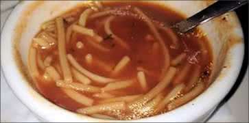 Bowl of Fideo Soup