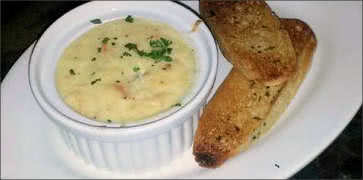 Seafood Gratin with Toast