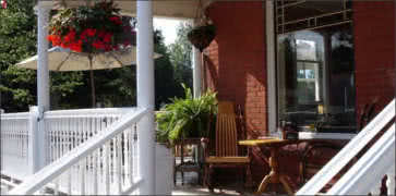 Brick House Cafe Front Porch