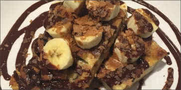 Chocolate Banana Bread Pudding
