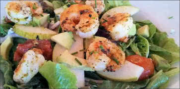 Sauteed Shrimp Salad