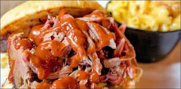 Slow-Smoked Pulled Pork Sandwich