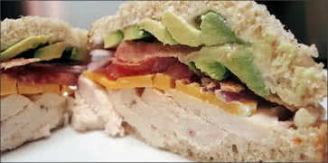 Sliced Chicken Sandwich
