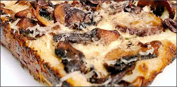 Vegan Truffle Mushroom Pizza Bianco