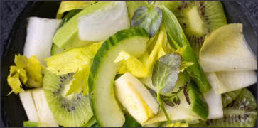 Vegan Endive and Kiwi Salad