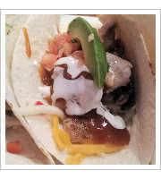 BBQ Fish Tacos at Flip Flops Grill and Chill