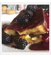 Blackberry Custard French Toast at Wilma & Friedas Cafe