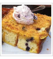 Blueberry French Toast at Chaps Coffee Co