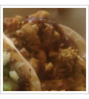 Bombay Curry Taco at Yayo Taco