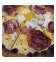Breakfast Pizza at Nickys Coal Fired
