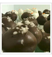 Salted Caramel Cake Pops at The Purple Carrot