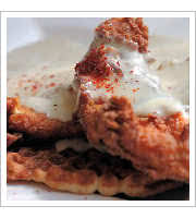 Chicken and Waffles at 900 Grayson