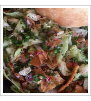 Fattoush Salad at Zaytoon