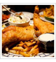 Fish and Chips at Studio Diner