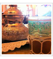 Mint Tea at Moroccan Bites
