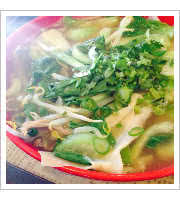 Wonton and Noodle Duck Soup at Zoe Ma Ma
