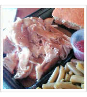Open Face Turkey at Whitners BBQ
