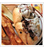Philly Steak Deluxe at Capones Pub and Grill