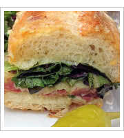 Smoked Duck Breast Sandwich at Sunflower Caffe