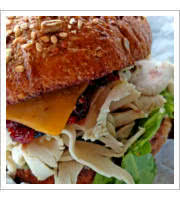 Turkey Club Special Sandwich at Woodrow's Sandwich Shop