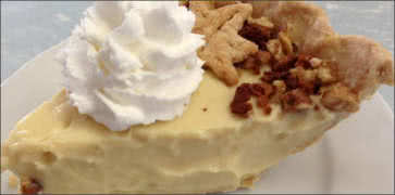 Slice of Maple Cream Pie