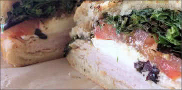 Turkey Caprese Sandwich