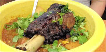 Braised Lamb Shank in Curry Sauce