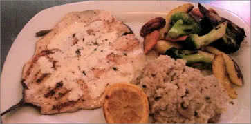 Grilled Trout with Risotto