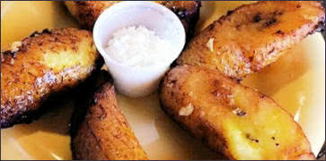 Plantains with Cotija Cheese