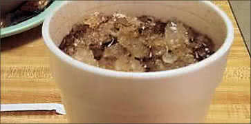 Cold Cola with Crushed Ice