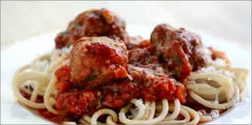 Spaghetti and 3 Meatballs