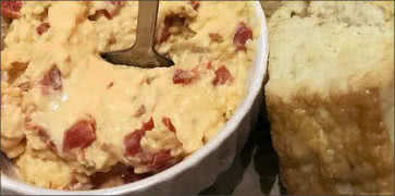 Bread with Pimento Cheese Dip