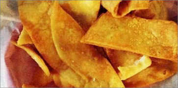 Homemade Flour and Corn Chips