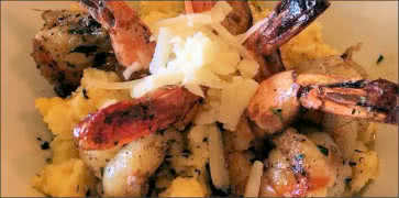 Polenta with Shrimp