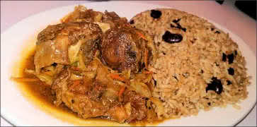 Stew Oxtail with Rice