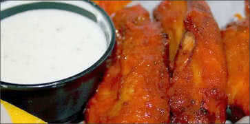 BBQ Wings with Ranch Dip