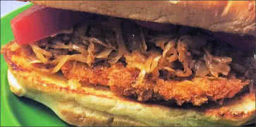 Pork Schnitzel Sandwich