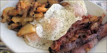 Breakfast, Potatoes and Eggs