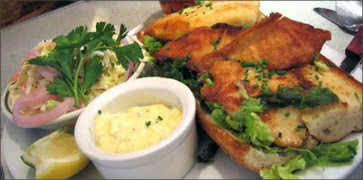Pan-Fried Fish Sandwich