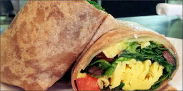 Skinny Wrap with Eggs