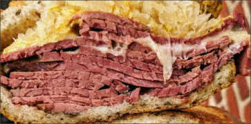 Massive Jewish Reuben Sandwich
