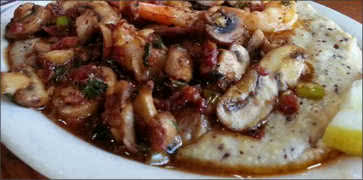 Shrimp and Grits with Wild Mushrooms