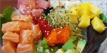 Q-Shi BBQ and Sushi Food