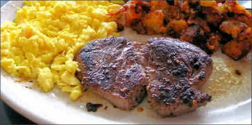 Breakfast Steak Plate