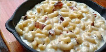 Bacon Mac n Cheese in a Skillet