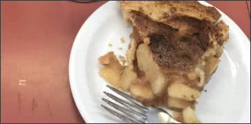 Slice of Cinnamon Apple Pie