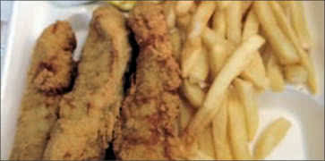 Fried Trout with Fries